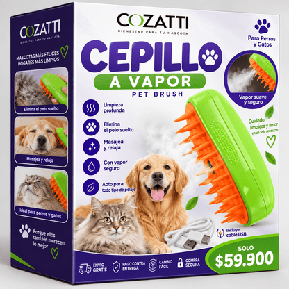 CEPILLO A VAPOR PARA MASCOTAS🐾